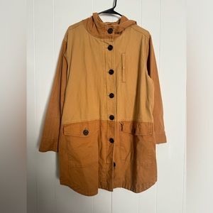 Like New - Tan Trench Cotton Coat -